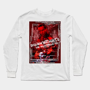 Shawn Michaels fanmade art Long Sleeve T-Shirt